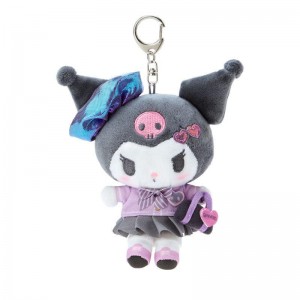 Sanrio Kuromi Plush Mascot (Sanrio Academy Series) Sanrio Characters Keychain USA | BGTXA-3758