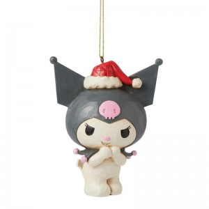 Sanrio Kuromi Santa Hanging (Jim Shore Sanrio Collection) Sanrio Characters Ornament USA | NXRYH-7296