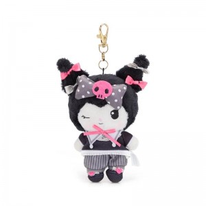 Sanrio Kuromi Winking Plush Mascot (Dainty Doll Series) Accessories Keychain USA | HTINV-2501