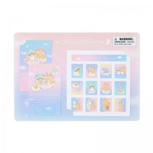 Sanrio LittleTwinStars(Fluffy Cloud Series) Sanrio Characters Sticker Set USA | KUCNE-0312