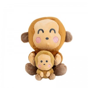 Sanrio Monkichi and Monta 8" Plush Sanrio Characters Plushies USA | EAYLZ-4923