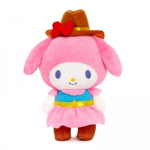 Sanrio My Melody 10" Western Rodeo Plush Sanrio Characters Plushies USA | SKXLD-3260