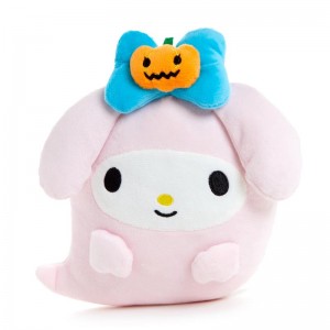 Sanrio My Melody 2024 Halloween Glow-In-The-Dark Ghost 8" Plush Sanrio Characters Plushies USA | WYMJF-7418