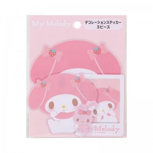 Sanrio My Melody 3-pc Dress Your Tech Sanrio Characters Sticker Set USA | LTWQX-5836