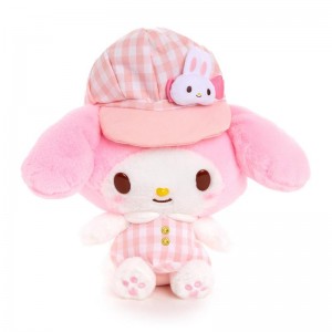 Sanrio My Melody 8" Plush (Gingham Series) Sanrio Characters Plushies USA | DTGZA-5374