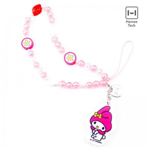 Sanrio My Melody Beaded Charm Mobile Phone Accessories Wrist Straps USA | PKTFS-0437