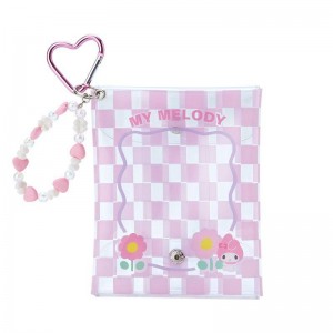 Sanrio My Melody Clear Snap Mini (Pastel Check Series) Bags Pouch USA | PSWUX-3589