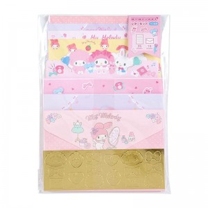 Sanrio My Melody Deluxe Sanrio Characters Letter Set USA | CONAD-7105