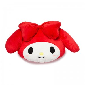 Sanrio My Melody Oversized Face Plush (Just Lounging Series) Sanrio Characters Plushies USA | GKSIH-8542