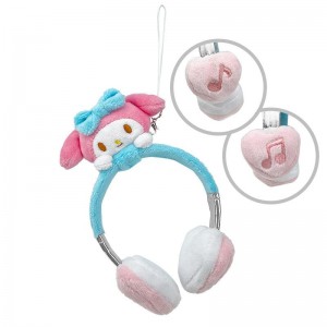 Sanrio My Melody Plush Headphones Sanrio Characters Bag Charm USA | XZIFK-5613