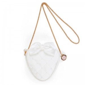 Sanrio My Melody Quilted Pochette (White Strawberry Series) Bags Bags USA | OMBEF-1806