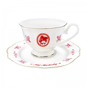 Sanrio My Melody Tea and Saucer Set (Classic Corduroy Series) Sanrio Characters Set Trio USA | ICRBP-7156