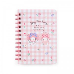 Sanrio My Sweet Piano Compact Ruled Sanrio Characters Notebook USA | RDTCA-9268