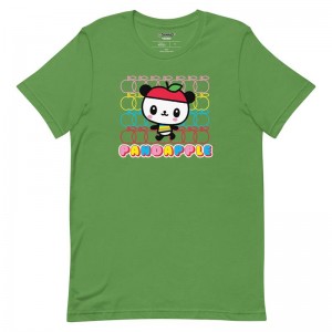 Sanrio Pandapple Apple Fever Apparel Tee USA | YQPWA-3218