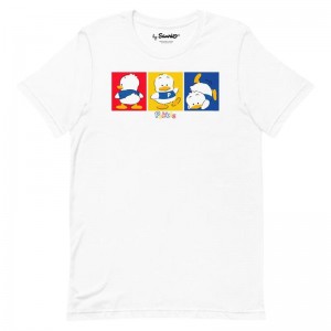 Sanrio Pekkle Primary Logo Apparel T-Shirt USA | TAWSV-5378