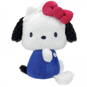 Sanrio Pochacco 6" Mascot Plush (Hello, Everyone! Series) Sanrio Characters Plushies USA | XNUYS-6971