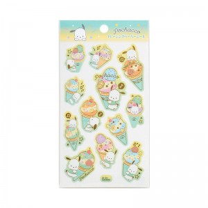 Sanrio Pochacco (Ice Cream Party Series) Sanrio Characters Sticker Sheet USA | CLSAG-8352