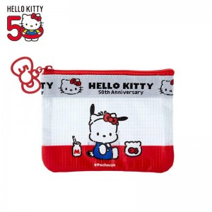 Sanrio Pochacco Mini Flat (Hello, Everyone! Series) Sanrio Characters Pouch USA | OCJUF-2430