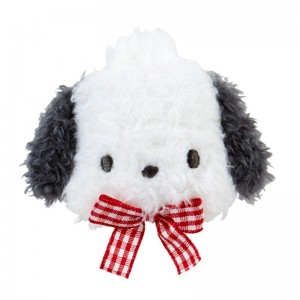 Sanrio Pochacco Plush Hair (Gingham Bow) Accessories Clip USA | WIOAK-7359