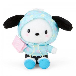 Sanrio Pochacco Plush Mascot (Day at the Funfair Series) Sanrio Characters Keychain USA | ATLMK-0824