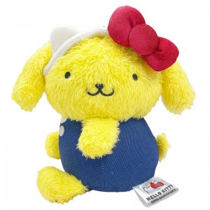 Sanrio Pompompurin 6" Mascot Plush (Hello, Everyone! Series) Sanrio Characters Plushies USA | GQDNM-1379