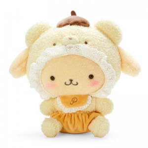 Sanrio Pompompurin 8" Plush (Baby Bear Series) Sanrio Characters Plushies USA | UVQYA-6743