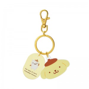 Sanrio Pompompurin Besties Sanrio Characters Keychain USA | FDTLH-3827