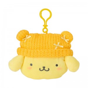 Sanrio Pompompurin Cozy Mascot Accessories Keychain USA | GIRBV-4386