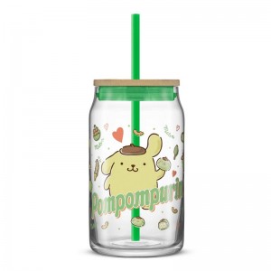 Sanrio Pompompurin Favorite Flavor Lidded Sanrio Characters Tumbler USA | ZXRGM-8539