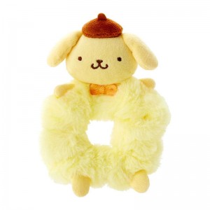 Sanrio Pompompurin Plush Accessories Scrunchie USA | UHLNP-0124