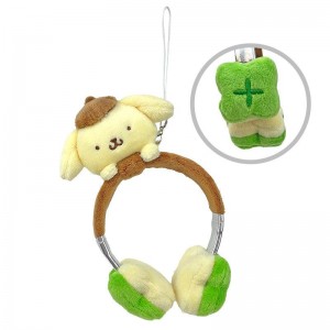 Sanrio Pompompurin Plush Headphones Sanrio Characters Bag Charm USA | NARQT-3072