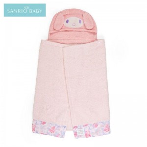 Sanrio Baby My Melody Hooded Sanrio Characters Bath Wrap USA | KSYBI-5043