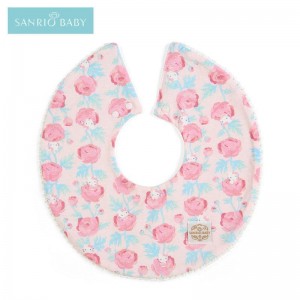 Sanrio Baby Organic Cotton Hello Kitty Sanrio Characters Bib USA | MBHRA-8591