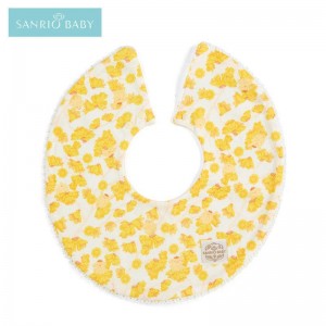 Sanrio Baby Organic Cotton Pompompurin Sanrio Characters Bib USA | GWFVS-3274