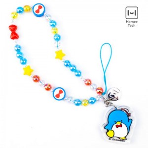 Sanrio Tuxedosam Beaded Charm Mobile Phone Sanrio Characters Wrist Straps USA | THJLI-6340