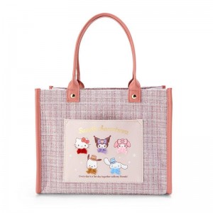 Sanrio (Winter Tweed Series) Sanrio Characters Tote USA | VREFT-3205