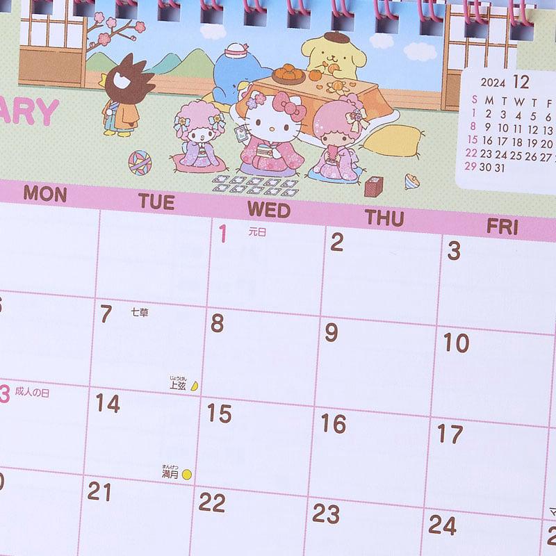 Sanrio 2025 Desk Sanrio Characters Calendar  USA |  SVJBZ-5639