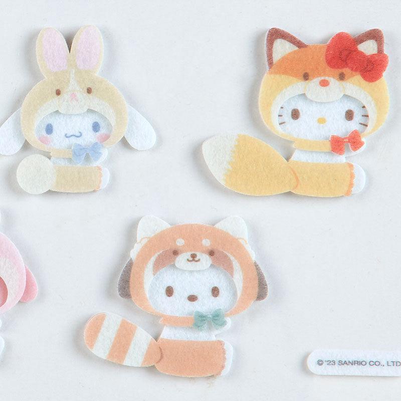 Sanrio 5-pc Felt(Forest Friends Series) Sanrio Characters Sticker Set  USA |  XNJAY-1267