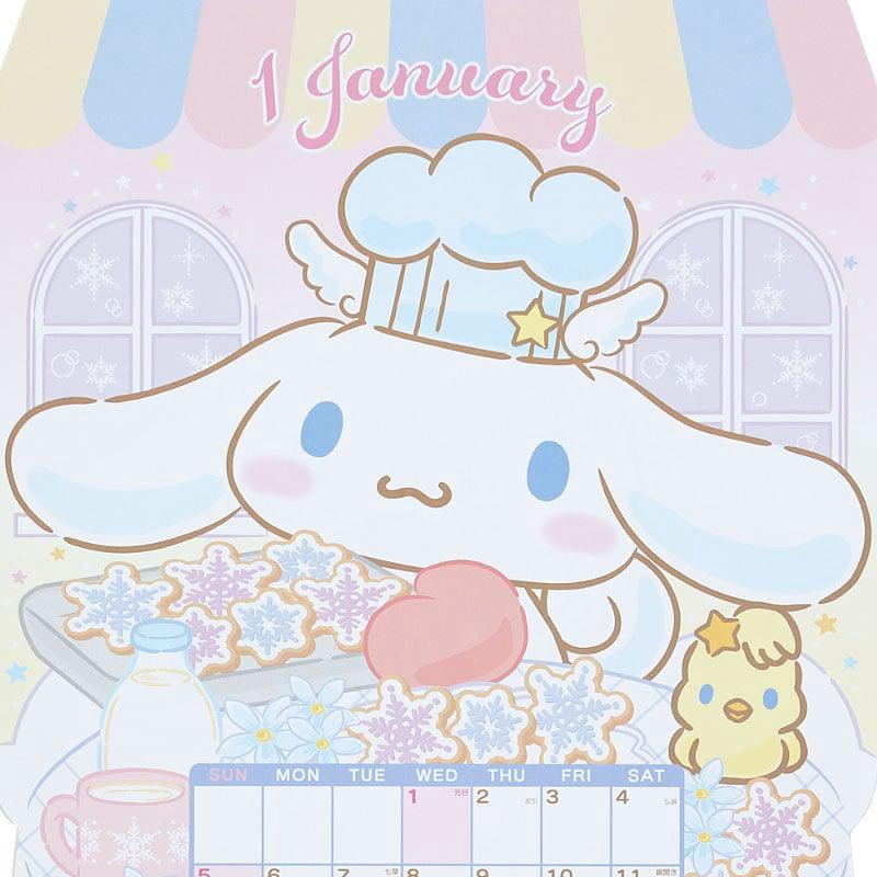 Sanrio Cinnamoroll 2025 Die-Cut Wall Sanrio Characters Calendar  USA |  HOVZU-1658