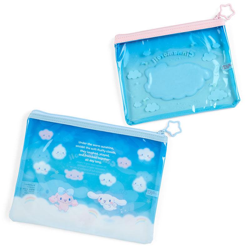 Sanrio Cinnamoroll 2-Piece Set (Poron Cloud Series) Sanrio Characters Pouch  USA |  BRCKW-9871