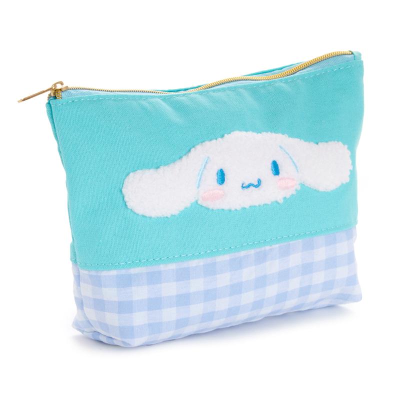 Sanrio Cinnamoroll Chenille Gingham Zipper Sanrio Characters Pouch  USA |  HFCQW-8973