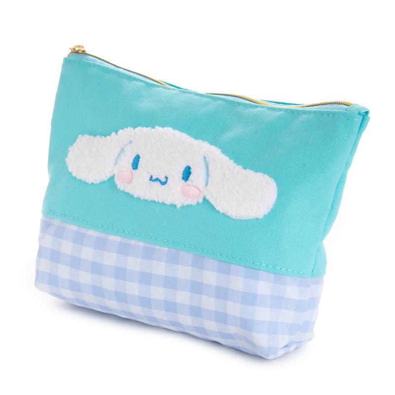 Sanrio Cinnamoroll Chenille Gingham Zipper Sanrio Characters Pouch  USA |  HFCQW-8973