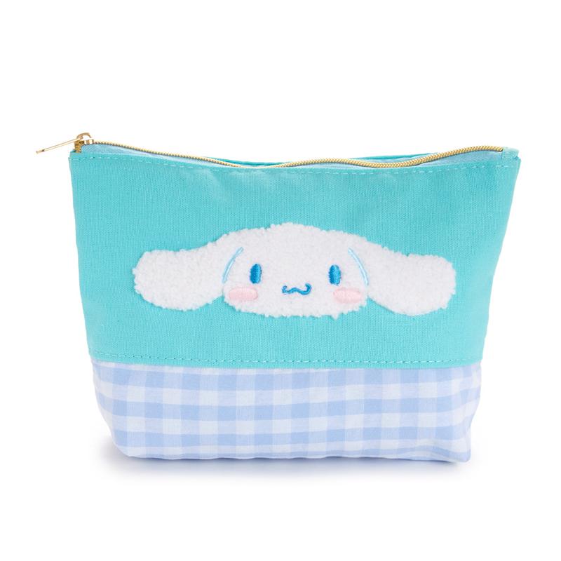 Sanrio Cinnamoroll Chenille Gingham Zipper Sanrio Characters Pouch  USA |  HFCQW-8973