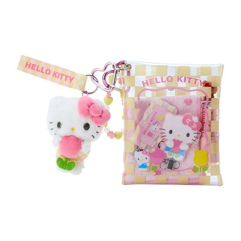 Sanrio Cinnamoroll Clear Snap Mini (Pastel Check Series) Bags Pouch  USA |  RLBTU-0283