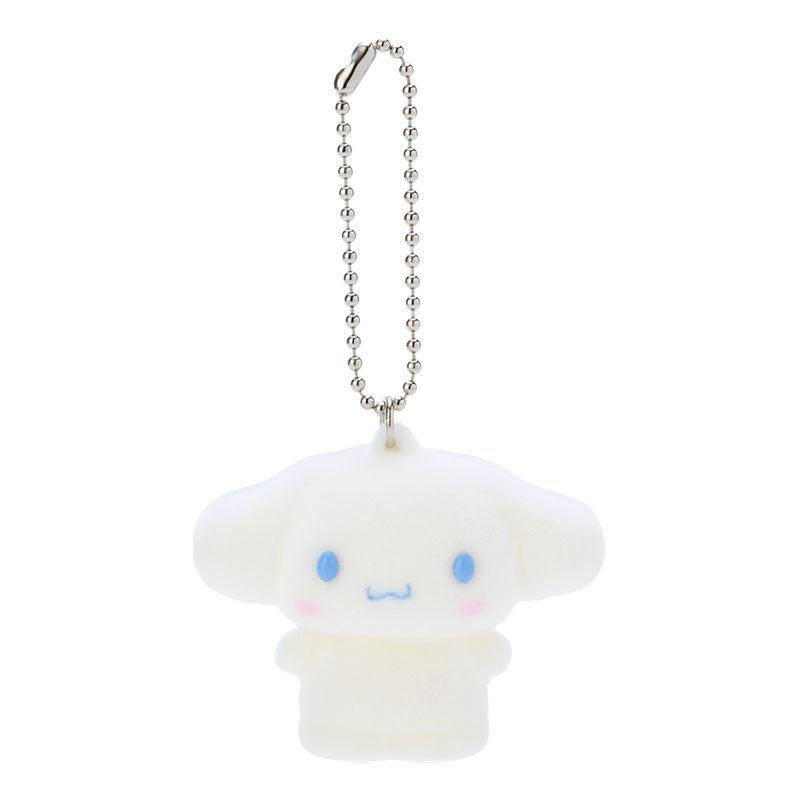 Sanrio Cinnamoroll Flocked Mascot Accessories Keychain  USA |  WZENO-3170