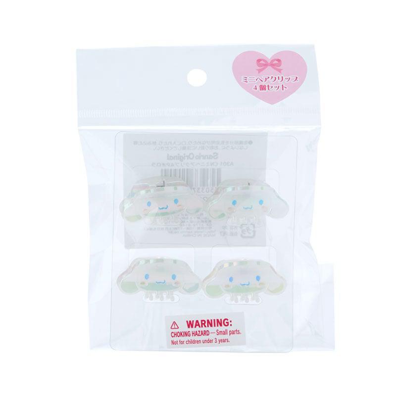 Sanrio Cinnamoroll Iridescent Mini Hairs (Set of 4) Accessories Clip  USA |  DTKQF-4308