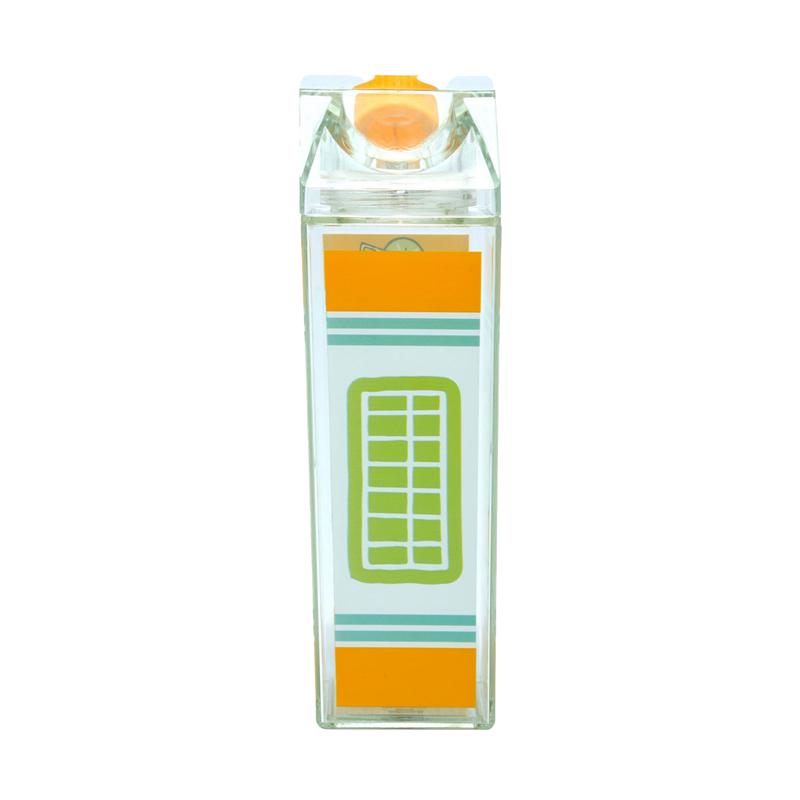 Sanrio Cinnamoroll Milk Carton (Orange & Kiwi) Sanrio Characters Water Bottle  USA |  NYKQC-8164