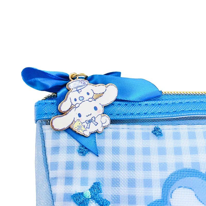 Sanrio Cinnamoroll Zipper (Gingham Paperboy Series) Bags Pouch  USA |  KPQCV-1639