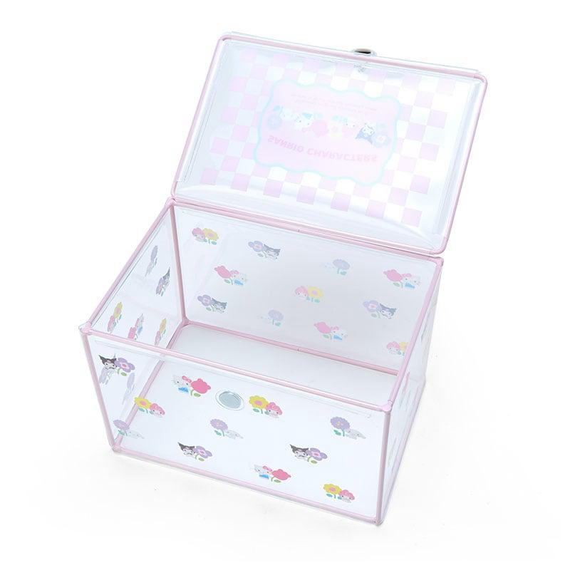 Sanrio Clear (Pastel Check Series) Sanrio Characters Storage Case  USA |  ZTBKL-7261