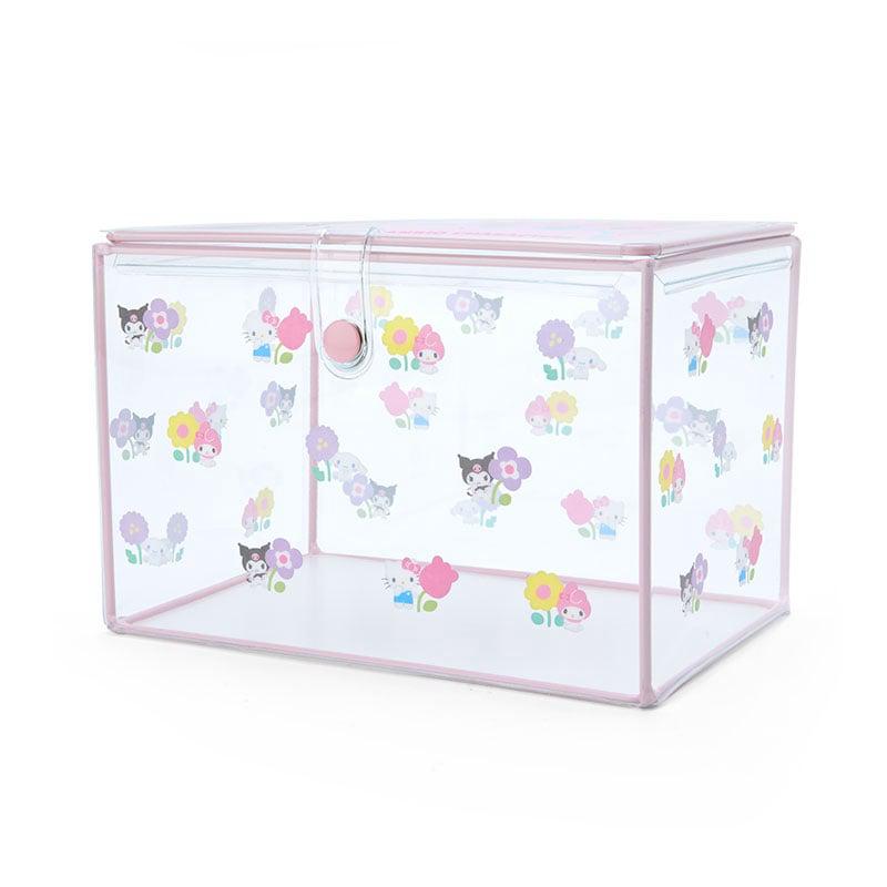 Sanrio Clear (Pastel Check Series) Sanrio Characters Storage Case  USA |  ZTBKL-7261